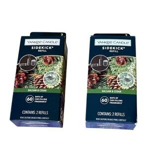 Yankee Candle Sidekick Refill Balsam & Cedar (2 NIB)